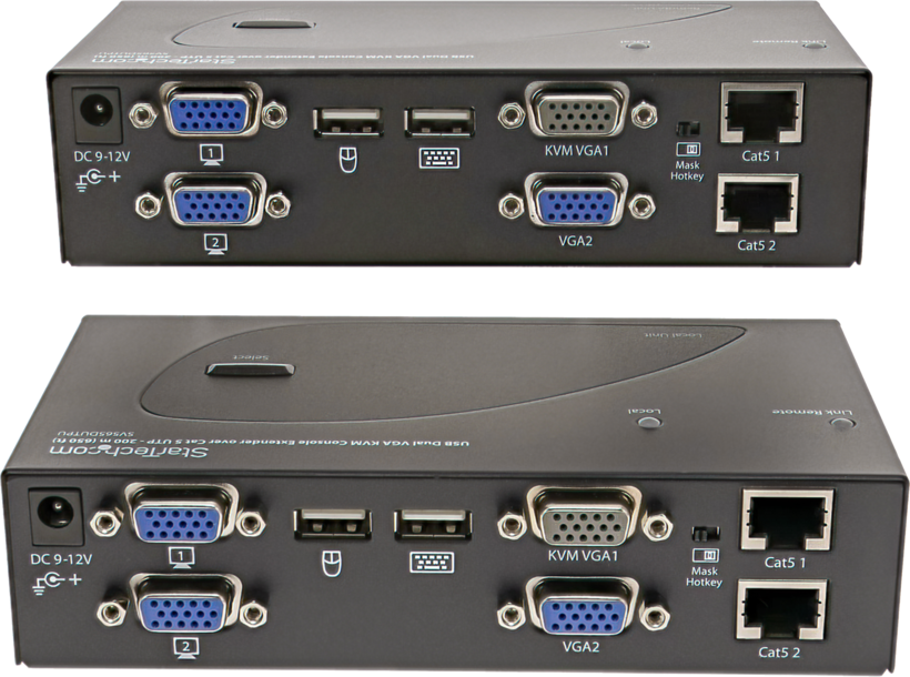 StarTech 2xVGA Cat5e KVM Extender 200m
