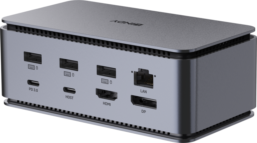 LINDY DST-Pro USB4 - HDMI+DP Docking