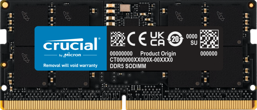Crucial 16GB DDR5 5600MHz Memory