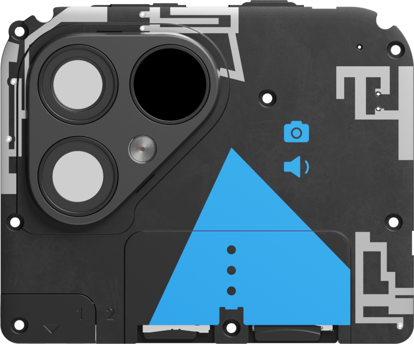 Fairphone 5 Top Unit Black