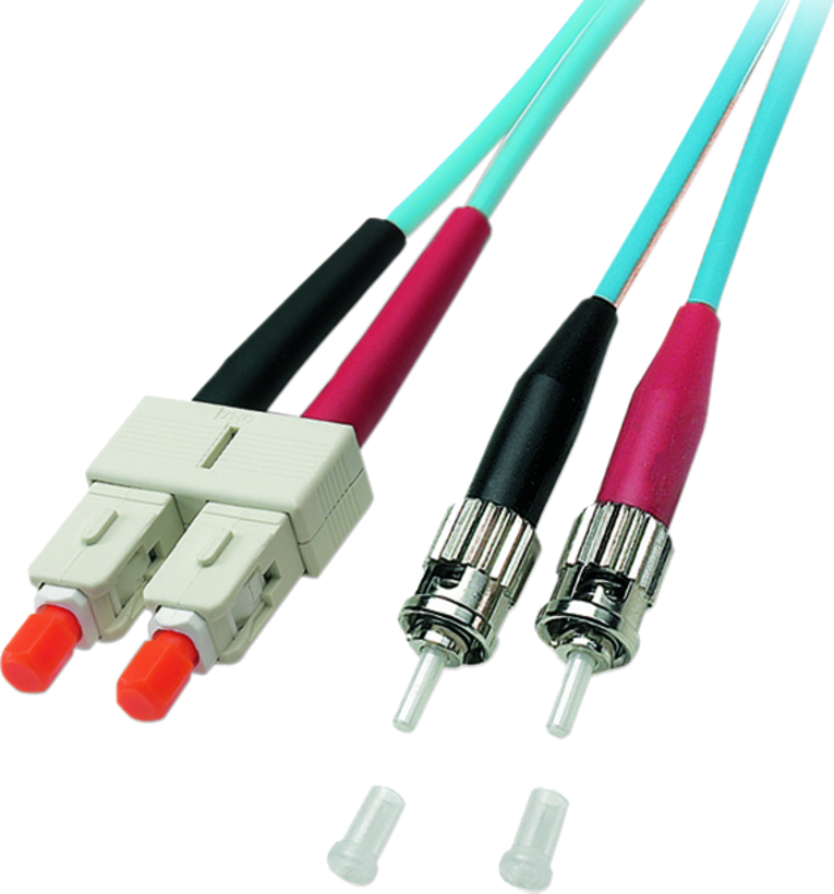 FO Duplex Patch Cable ST-SC 50/125µ 1m