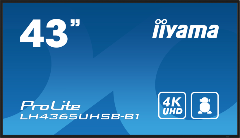 iiyama ProLite LH4365UHSB-B1 Display