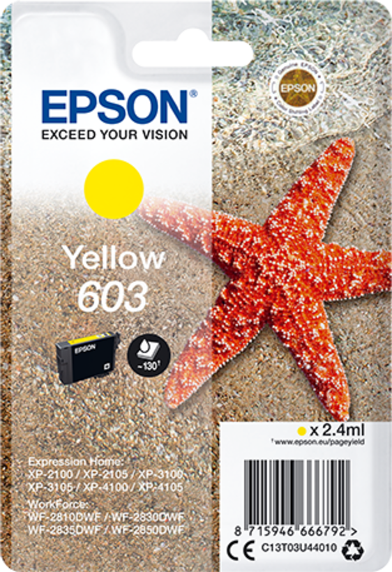 Epson 603 Ink Yellow