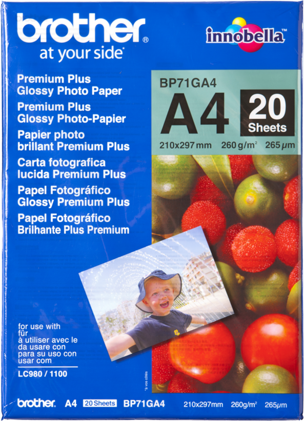 Brother BP71GA4 A4 Photo Paper Glossy