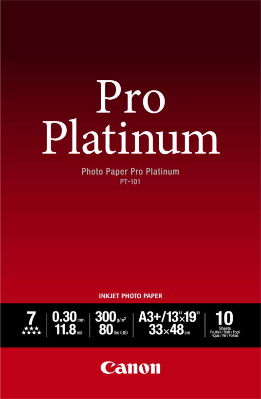 Canon PT-101 Pro Platinum A3+ PhotoPaper