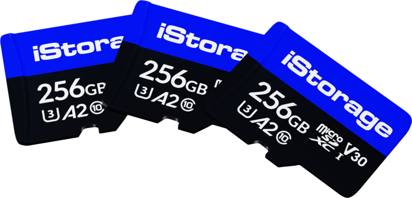 iStorage microSDXC Card 256GB 3-pack