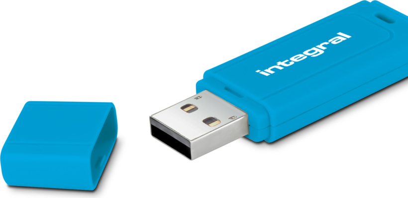 Clé USB 3.0 Integral 16Go, Neon bleu
