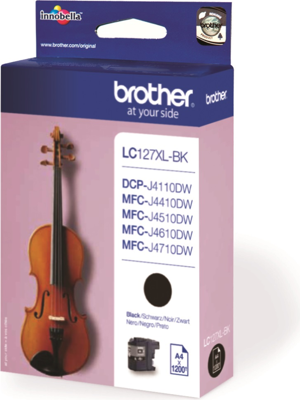 Brother LC-127XLBK Tinte schwarz