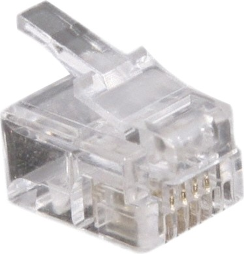 Connecteur modul. cbl plat 6P4C RJ11 x10