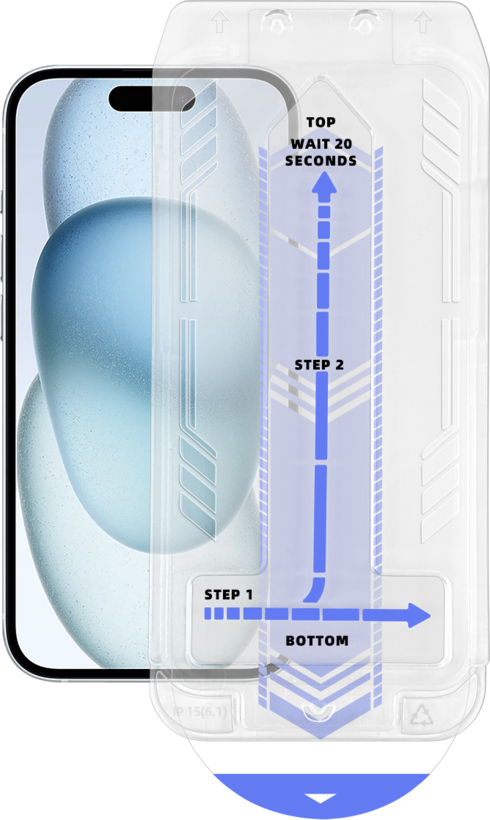 ARTICONA iPhone 15 üvegfólia+applikátor