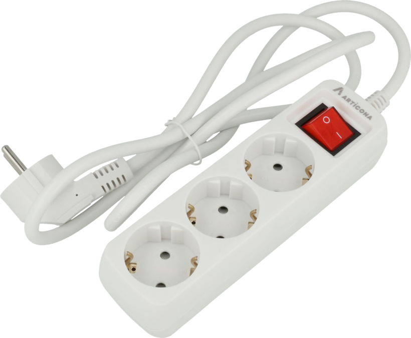 Power Strip 3-way 1.4m w/ Switch