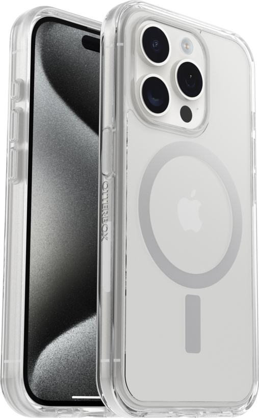 OtterBox iP 15 Pro Symmetry Cl. MagSafe