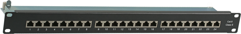 Patchpanel RJ45 LSA+ 24-fach Cat6