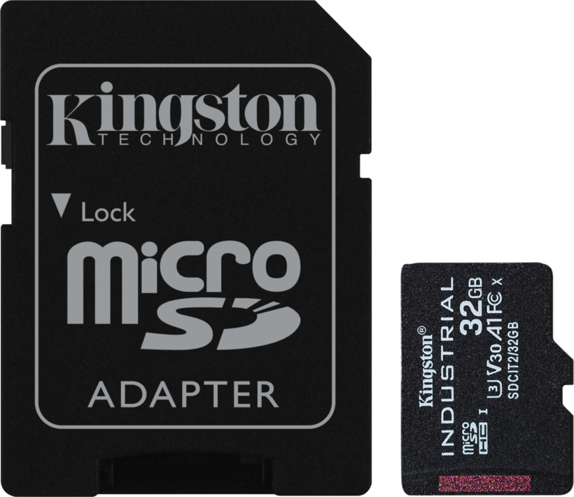 Kingston 32GB Industrial microSDHC+Ad.