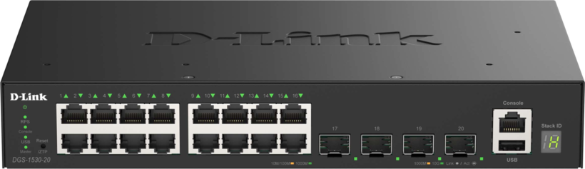 D-Link DGS-1530-20/E 20-port Switch