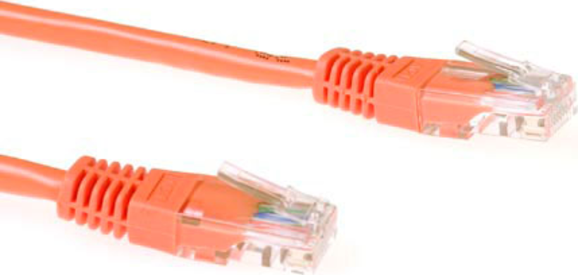 Patch Cable RJ45 U/UTP Cat6 1m Orange