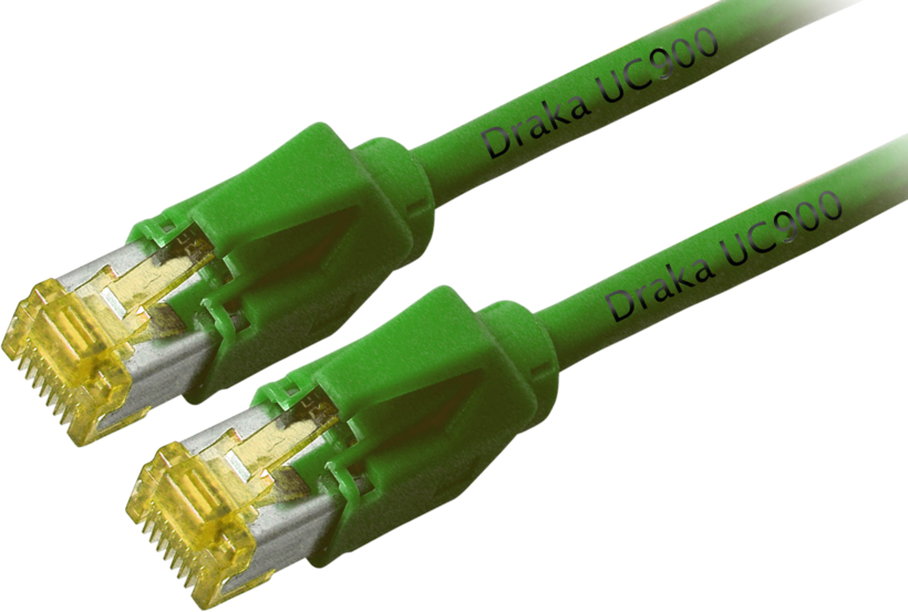 Câble patch RJ45 S/FTP Cat6a 3 m vert
