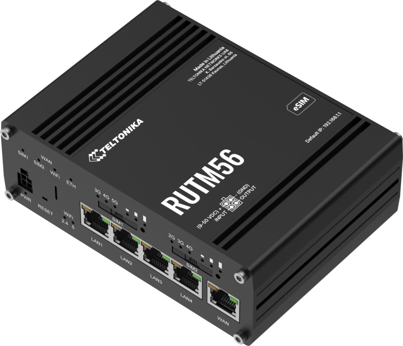 Routeur double modem Teltonika RUTM56