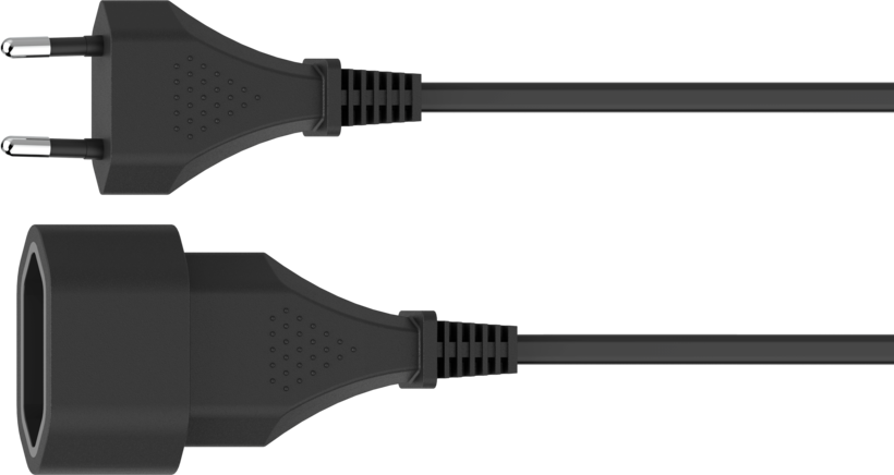 Power Cable Local/m - Local/f 5m Black