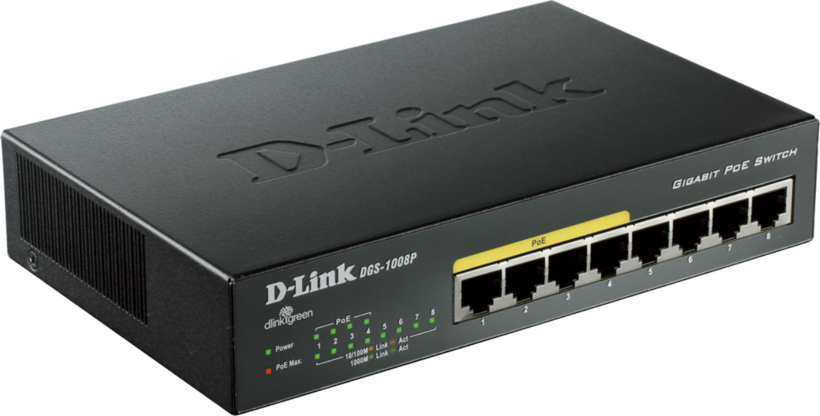 D-Link DGS-1008P PoE Switch