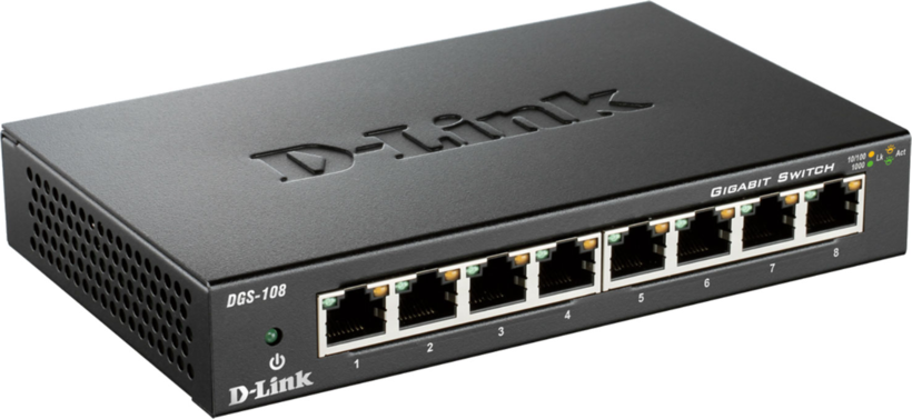 D-Link DGS-108 Gigabit Switch