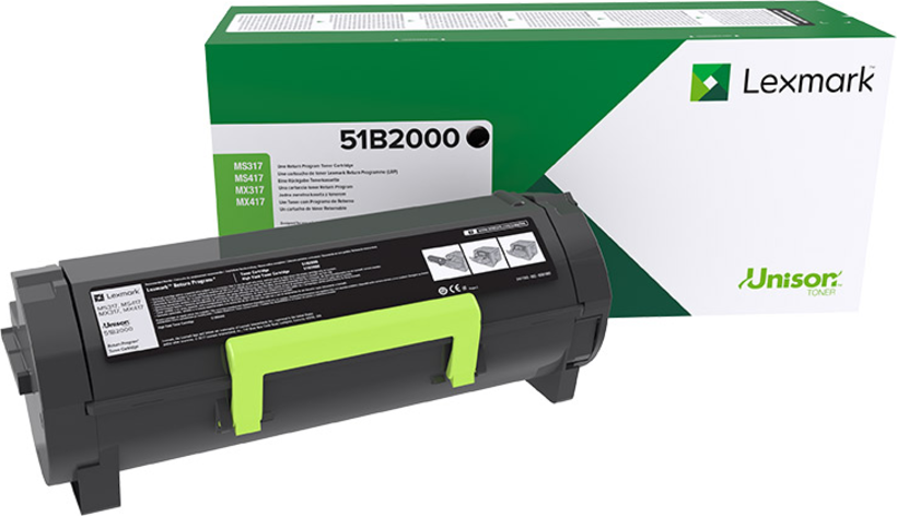 Lexmark 51B20 Toner Black