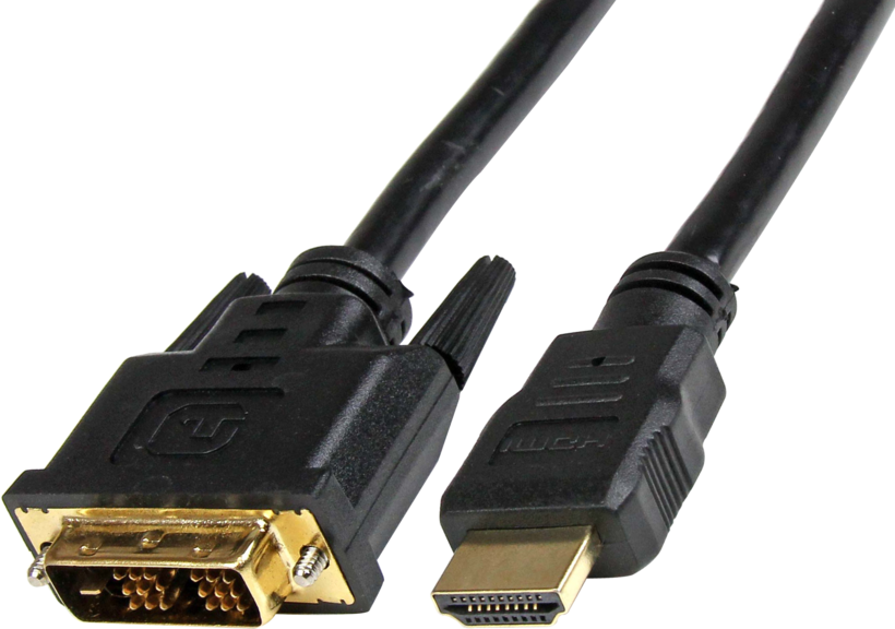 Cable HDMI A/m-DVI-D/m 2m Black