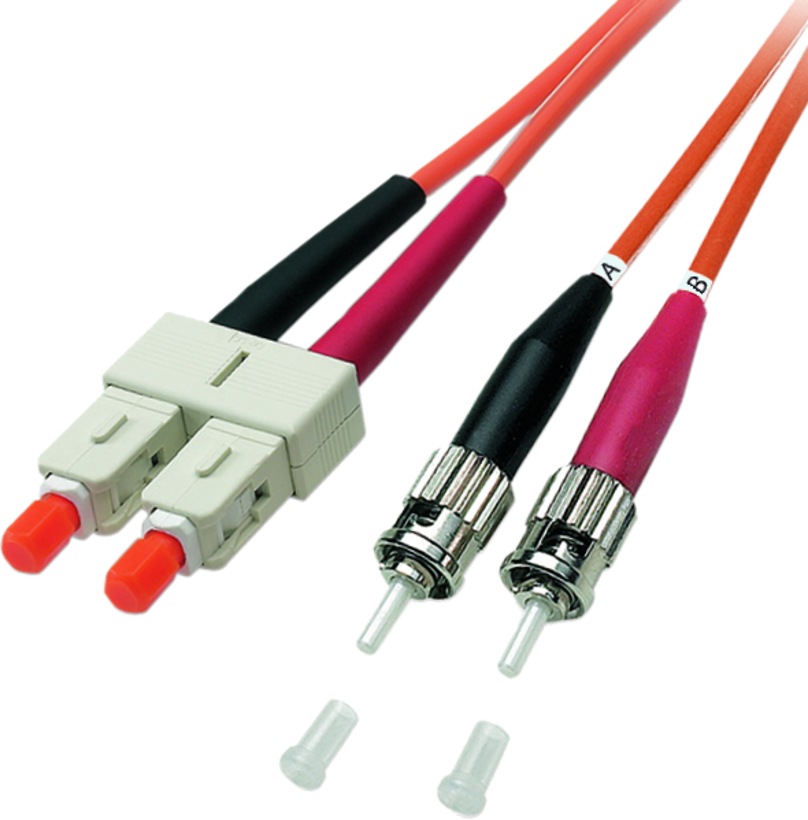 Câble patch FO duplex SC-ST 10 m 50/125µ