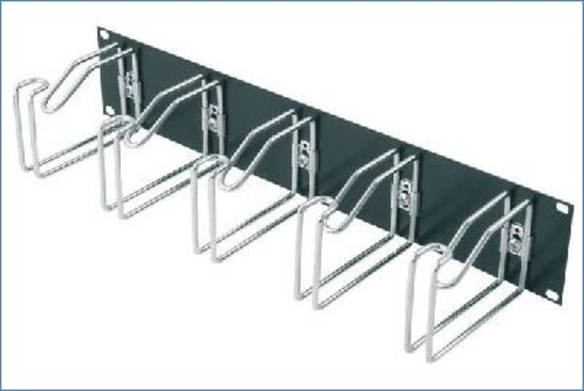 Rittal Cable Guide Panel 2U 85x125mm Bk