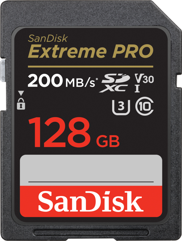 SanDisk Extreme PRO SDXC Card 128GB