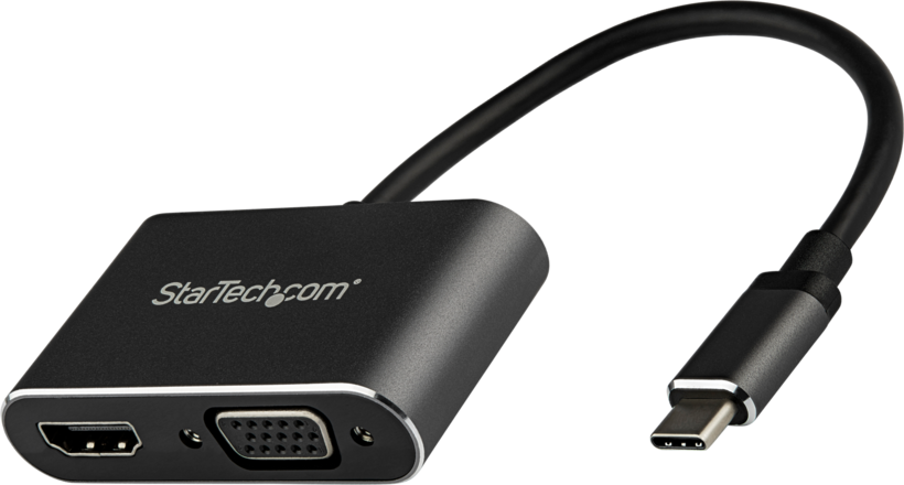 Adapter USB 3.0 Typ C St - HDMI/VGA Bu