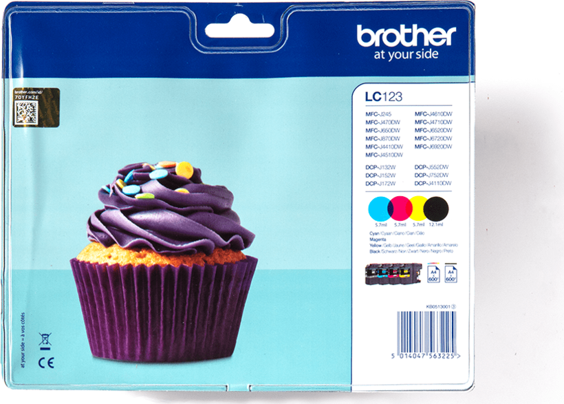 Brother LC-123 Value Pack
