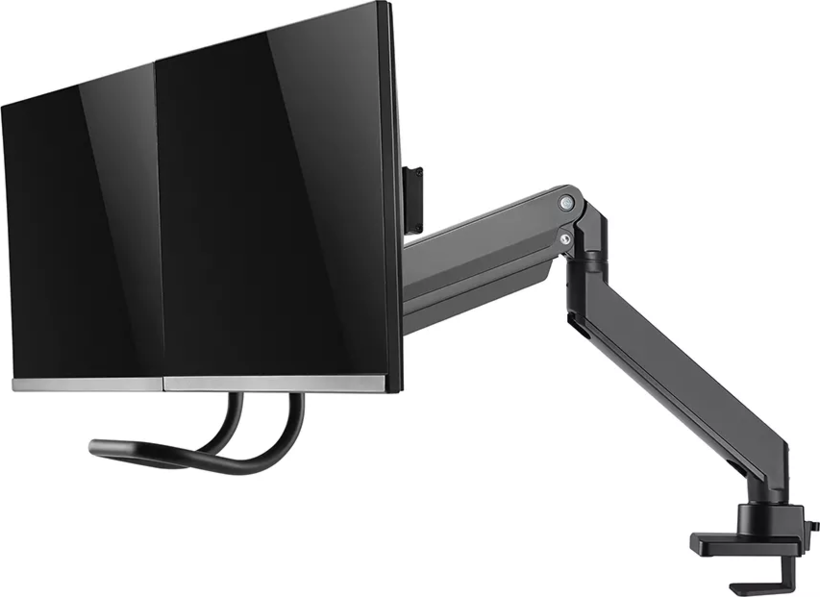 Neomounts Traverse Dual Monitor Arm Blck