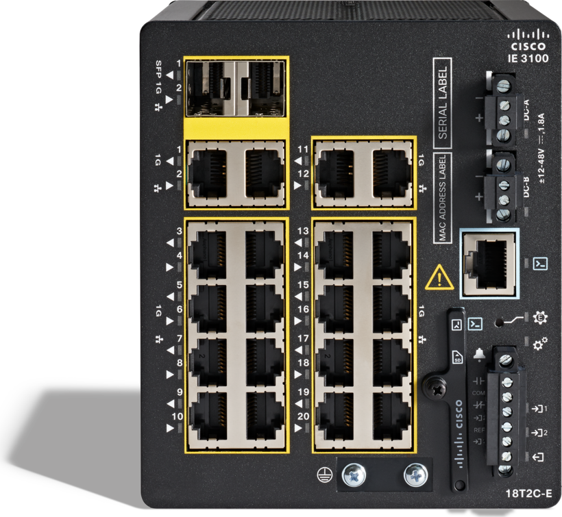 Switch Cisco IE-3100-18T2C-E