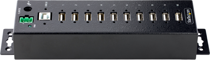 StarTech USB Hub 2.0 10-port Industrial
