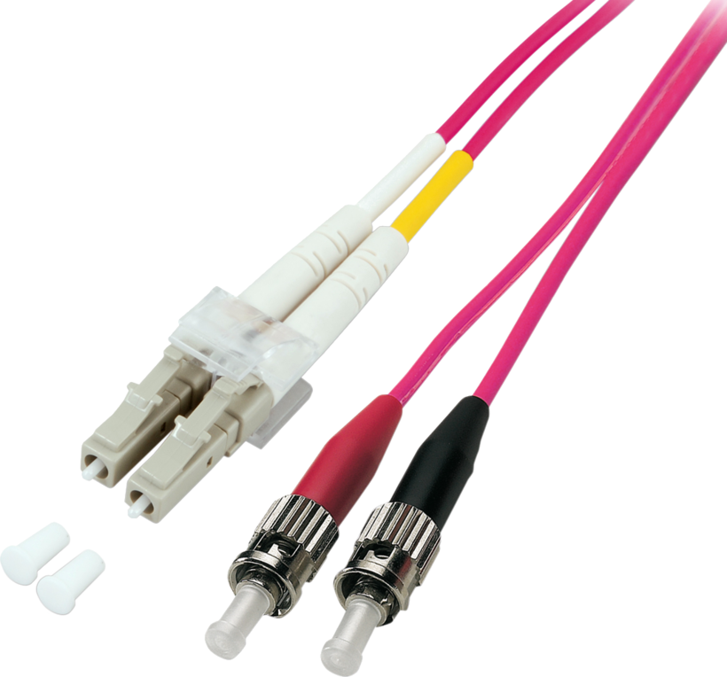 FO Duplex Patch Cable LC-ST 50µ 15m