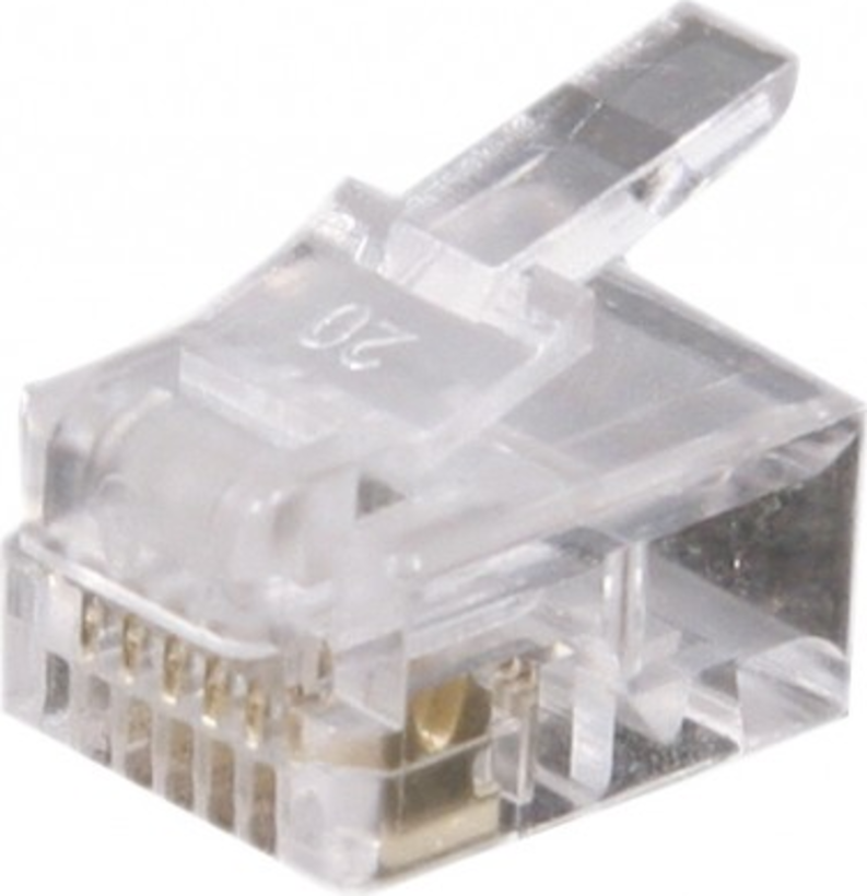 Connecteurs 6/6 RJ12 (par 50)