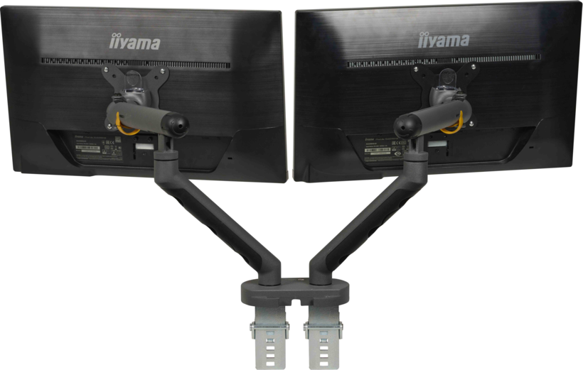 Bakker BE Flexible Dual Monitor Arm Grey