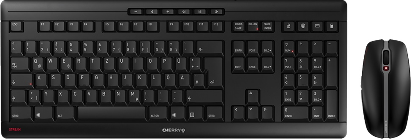 CHERRY STREAM DESKTOP Set schwarz
