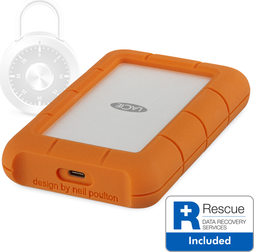 LaCie Rugged SECURE 2 TB HDD
