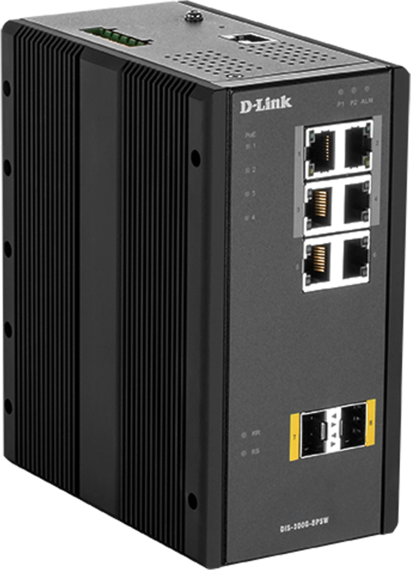 D-Link DIS-300G-8PSW PoE Industr. Switch