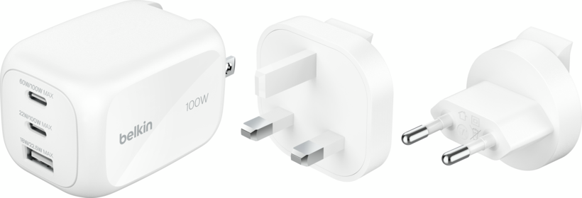 Belkin 3-port GaN Wall Charger 100W