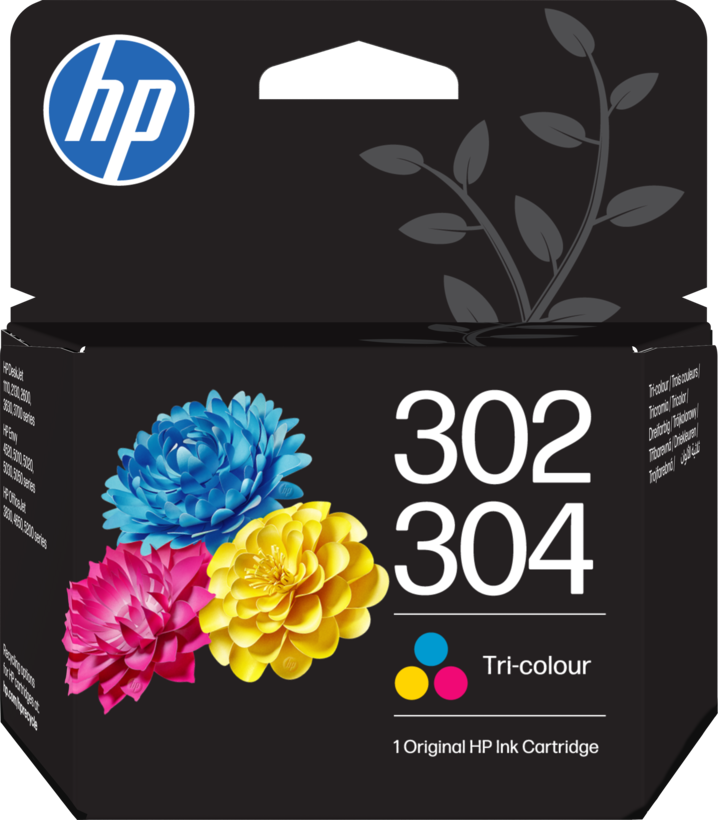 HP 302/304 Tinte dreifarbig