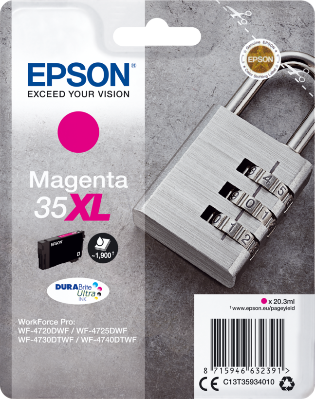 Tinteiro Epson 35XL magenta