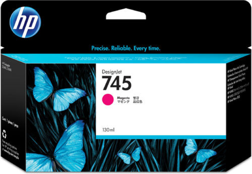 HP 745 Ink 300ml Chromatic Red