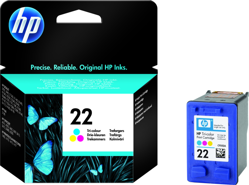 HP 22 Tinte dreifarbig