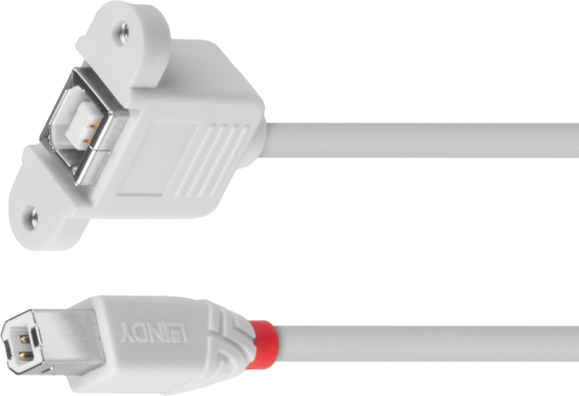 LINDY USB-B Extension Cable 0.5m