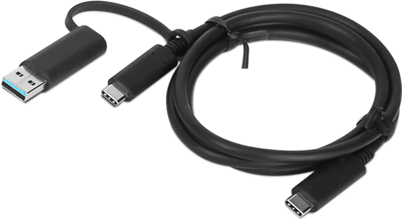 Lenovo 2in1 USB-C - USB-C/USB-A Cable