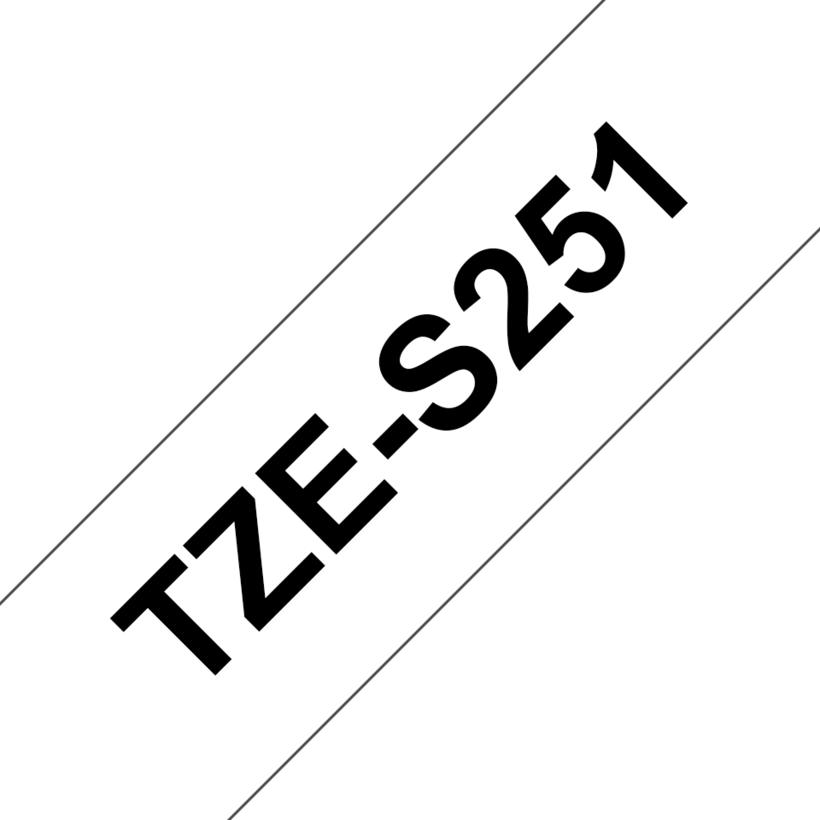 Brother TZe-S251 24mmx8m Label Tape Whi