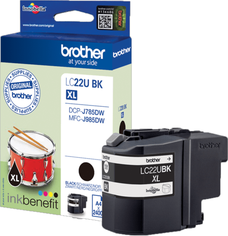 Encre Brother LC-22UBK, noir